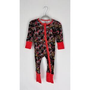 Jammies Double Zip Halloween Villain Pajama One Piece Baby Size 18-24 Months